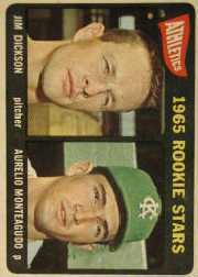 1965 Topps Baseball Cards      286     Rookie Stars-Jim Dickson-Aurelio Monteagudo